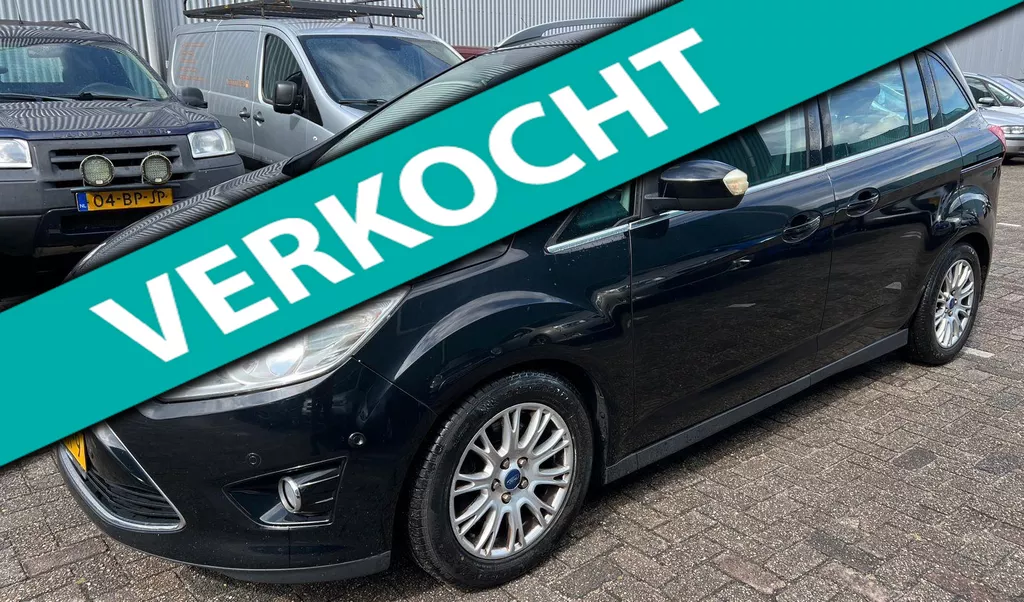 Ford Grand C-Max 1.6 benzine Titanium 7p. Rijdt super